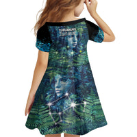 New Zealand Matariki Tupuanuku Family Matching Off Shoulder Maxi Dress and Hawaiian Shirt Te W o te Hauhake LT9 - Polynesian Pride
