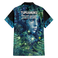 New Zealand Matariki Tupuanuku Family Matching Summer Maxi Dress and Hawaiian Shirt Te W o te Hauhake LT9 - Polynesian Pride