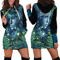 New Zealand Matariki Tupuanuku Hoodie Dress Te W o te Hauhake LT9 - Polynesian Pride