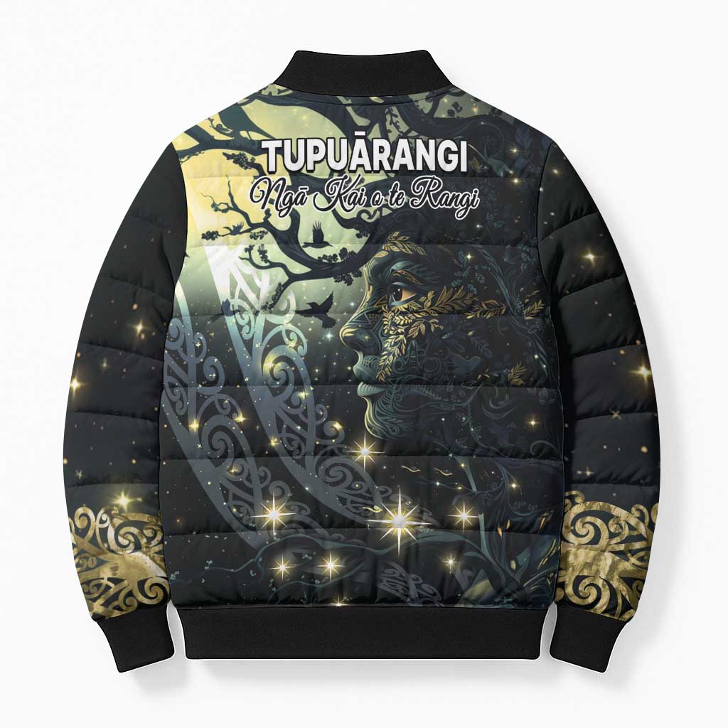 New Zealand Matariki Tupuarangi Bomber Puffer Jacket Ng Kai o te Rangi - Polynesian Pride