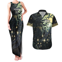 New Zealand Matariki Tupuarangi Couples Matching Tank Maxi Dress and Hawaiian Shirt Ng Kai o te Rangi LT9 Art - Polynesian Pride