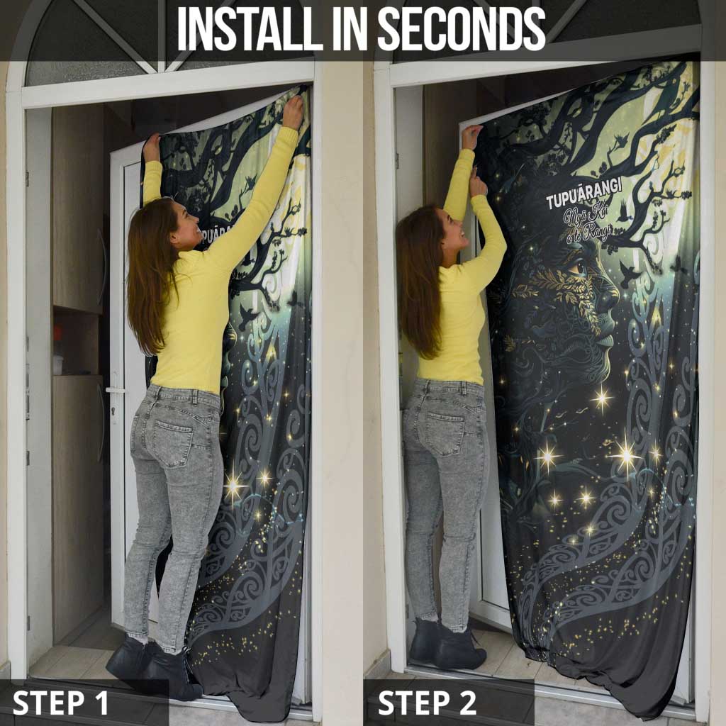 New Zealand Matariki Tupuarangi Door Cover Ng Kai o te Rangi - Polynesian Pride