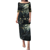 New Zealand Matariki Tupuarangi Family Matching Puletasi and Hawaiian Shirt Ng Kai o te Rangi LT9 Mom's Dress Art - Polynesian Pride