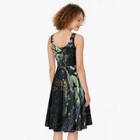 New Zealand Matariki Tupuarangi Midi Dress Ng Kai o te Rangi - Polynesian Pride