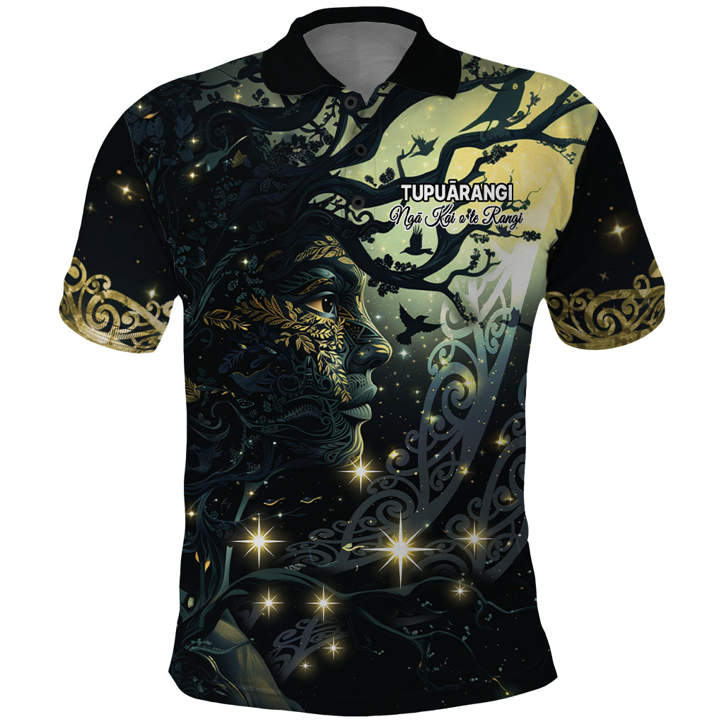 New Zealand Matariki Tupuarangi Polo Shirt Ng Kai o te Rangi LT9 Art - Polynesian Pride