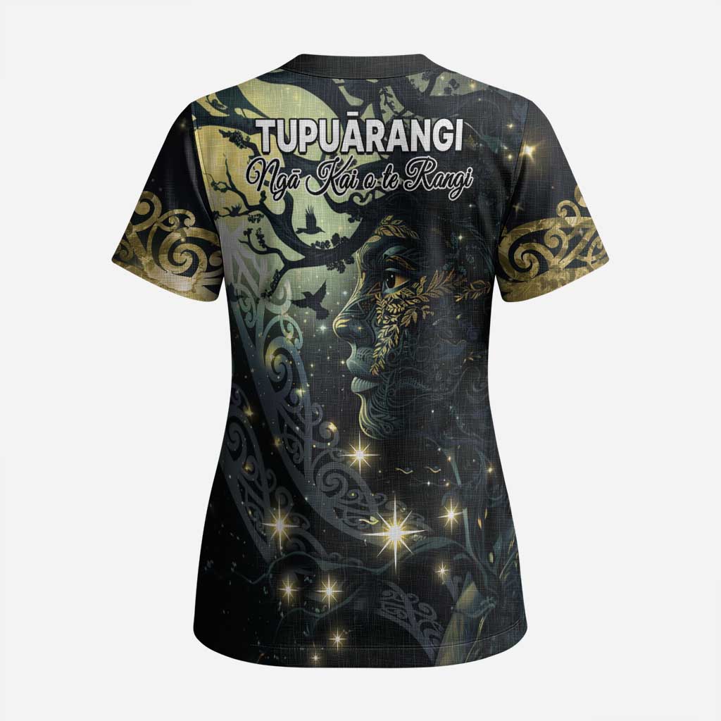 New Zealand Matariki Tupuarangi Scrub Top Ng Kai o te Rangi - Polynesian Pride