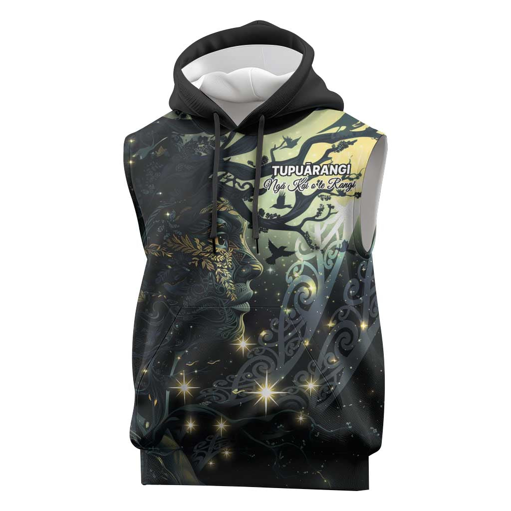 New Zealand Matariki Tupuarangi Sleeveless Hoodie Ng Kai o te Rangi - Polynesian Pride