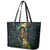 New Zealand Matariki Leather Tote Bag Rongoā Māori Wellbeing and Good Luck