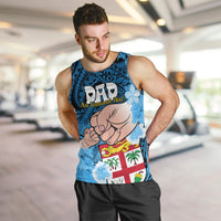 Fathers Day Polynesian Islands Fiji Men Tank Top Dad Au Lomani Iko - Polynesian Flowers Tribal LT9 - Polynesian Pride