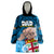 Dads Day Fiji Wearable Blanket Hoodie Dad Au Lomani Iko - Polynesian Flowers Tribal LT9 One Size Blue - Polynesian Pride