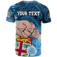 Custom Dads Day Fiji T Shirt Dad Au Lomani Iko Polynesian Flowers Tribal LT9 - Polynesian Pride