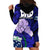 Dads Day Samoa Hoodie Dress Dad Ou Te Alofa Ia Te Oe Tama - Blue Polynesian Flowers Tribal LT9 - Polynesian Pride