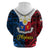 125th Independence Anniversary Philippines Hoodie Polynesian Pilipinas Flag Style Black LT9 - Polynesian Pride