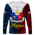 125th Independence Anniversary Philippines Long Sleeve Shirt Polynesian Pilipinas Flag Style - Black LT9 - Polynesian Pride