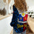 Personalised Polynesian Philippines Women Casual Shirt Pilipinas Flag Style for 125th Independence Anniversary Black LT9 - Polynesian Pride