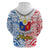 125th Independence Anniversary Philippines Hoodie Polynesian Pilipinas Flag Style White LT9 - Polynesian Pride