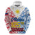 125th Independence Anniversary Philippines Hoodie Polynesian Pilipinas Flag Style White LT9 - Polynesian Pride