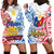 125th Independence Anniversary Philippines Hoodie Dress Polynesian Pilipinas Flag Style - White LT9 - Polynesian Pride