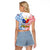 Polynesian Philippines Raglan Cropped T Shirt Pilipinas Flag Style for 125th Independence Anniversary White LT9 - Polynesian Pride
