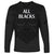 New Zealand Rugby Long Sleeve Shirt All Black Fern with Maori Tribal Pattern LT9 - Polynesian Pride