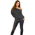 New Zealand Rugby Off Shoulder Sweater All Black Fern with Maori Tribal Pattern LT9 - Polynesian Pride