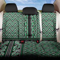 New Zealand Maori Niho Taniwha Back Car Seat Cover Kakariki Mangopare and Puhoro Pattern