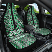 New Zealand Maori Niho Taniwha Car Seat Cover Kakariki Mangopare and Puhoro Pattern