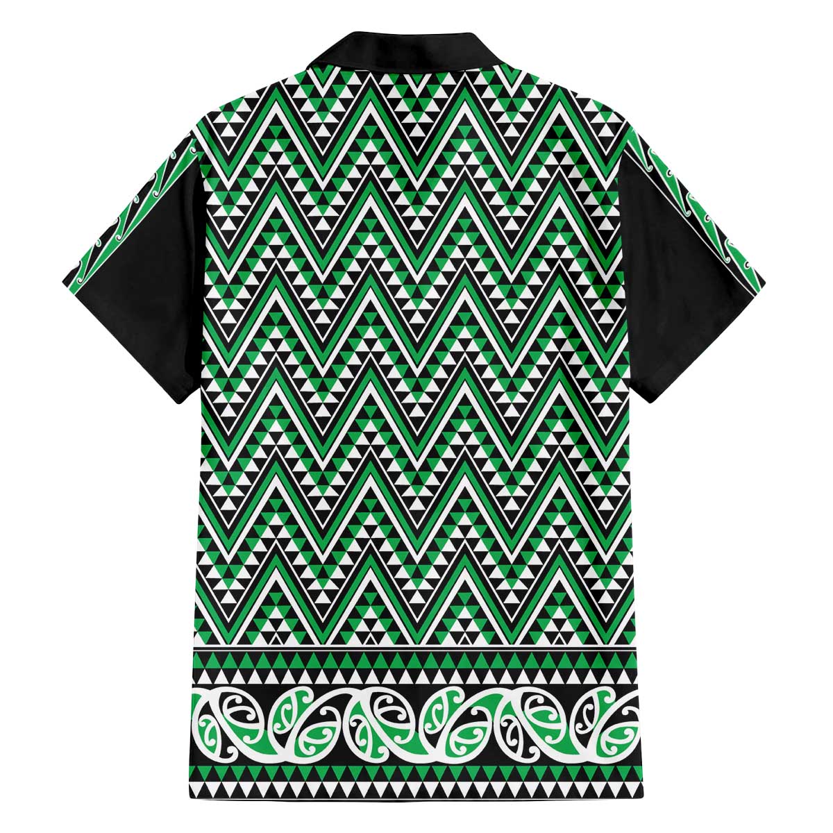 New Zealand Maori Niho Taniwha Family Matching Off The Shoulder Long Sleeve Dress and Hawaiian Shirt Kakariki Mangopare and Puhoro Pattern