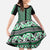 New Zealand Maori Niho Taniwha Family Matching Short Sleeve Bodycon Dress and Hawaiian Shirt Kakariki Mangopare and Puhoro Pattern
