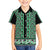 New Zealand Maori Niho Taniwha Family Matching Tank Maxi Dress and Hawaiian Shirt Kakariki Mangopare and Puhoro Pattern