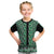 New Zealand Maori Niho Taniwha Kid T Shirt Kakariki Mangopare and Puhoro Pattern