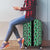 New Zealand Maori Niho Taniwha Luggage Cover Kakariki Mangopare and Puhoro Pattern