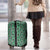 New Zealand Maori Niho Taniwha Luggage Cover Kakariki Mangopare and Puhoro Pattern