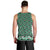 New Zealand Maori Niho Taniwha Men Tank Top Kakariki Mangopare and Puhoro Pattern