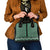 New Zealand Maori Niho Taniwha Shoulder Handbag Kakariki Mangopare and Puhoro Pattern