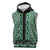 New Zealand Maori Niho Taniwha Sleeveless Hoodie Kakariki Mangopare and Puhoro Pattern - Polynesian Pride