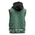 New Zealand Maori Niho Taniwha Sleeveless Hoodie Kakariki Mangopare and Puhoro Pattern - Polynesian Pride