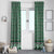 New Zealand Maori Niho Taniwha Window Curtain Kakariki Mangopare and Puhoro Pattern