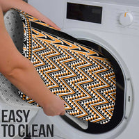 New Zealand Maori Niho Taniwha Bathroom Set Karaka Mangopare and Puhoro Pattern - Polynesian Pride