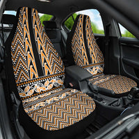New Zealand Maori Niho Taniwha Car Seat Cover Karaka Mangopare and Puhoro Pattern