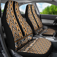 New Zealand Maori Niho Taniwha Car Seat Cover Karaka Mangopare and Puhoro Pattern