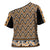 New Zealand Maori Niho Taniwha Cross Shoulder Shirt Karaka Mangopare and Puhoro Pattern - Polynesian Pride