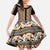 New Zealand Maori Niho Taniwha Family Matching Long Sleeve Bodycon Dress and Hawaiian Shirt Karaka Mangopare and Puhoro Pattern