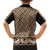 New Zealand Maori Niho Taniwha Kid Hawaiian Shirt Karaka Mangopare and Puhoro Pattern
