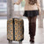 New Zealand Maori Niho Taniwha Luggage Cover Karaka Mangopare and Puhoro Pattern