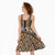 New Zealand Maori Niho Taniwha Midi Dress Karaka Mangopare and Puhoro Pattern - Polynesian Pride