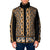 New Zealand Maori Niho Taniwha Padded Jacket Karaka Mangopare and Puhoro Pattern - Polynesian Pride