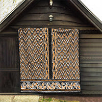 New Zealand Maori Niho Taniwha Quilt Karaka Mangopare and Puhoro Pattern
