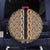 New Zealand Maori Niho Taniwha Spare Tire Cover Karaka Mangopare and Puhoro Pattern