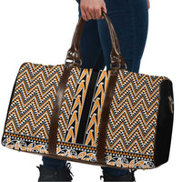 New Zealand Maori Niho Taniwha Travel Bag Karaka Mangopare and Puhoro Pattern - Polynesian Pride